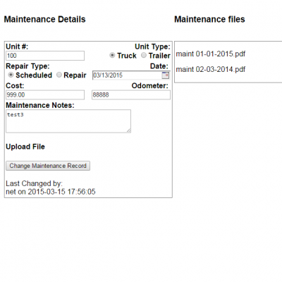 Maintenance Managment