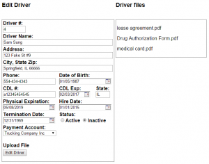 Driver Maintenance